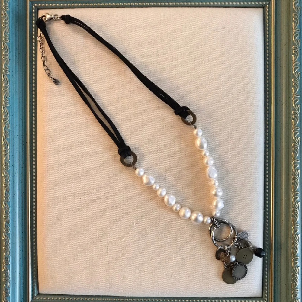❤️ Silpada Sterling Silver and Pearl Necklace